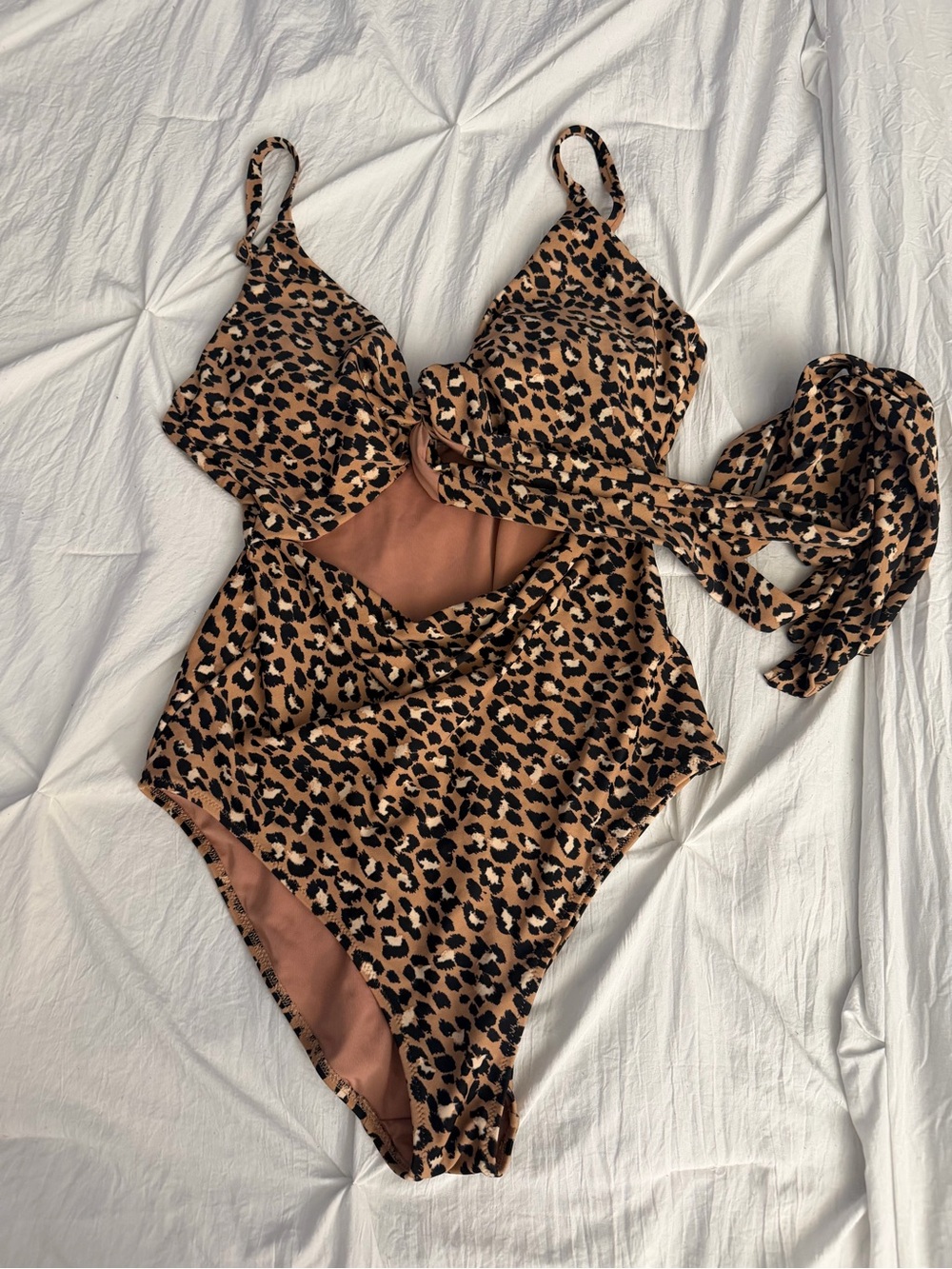 aerie - Leopard Print One-Piece Swimsuit